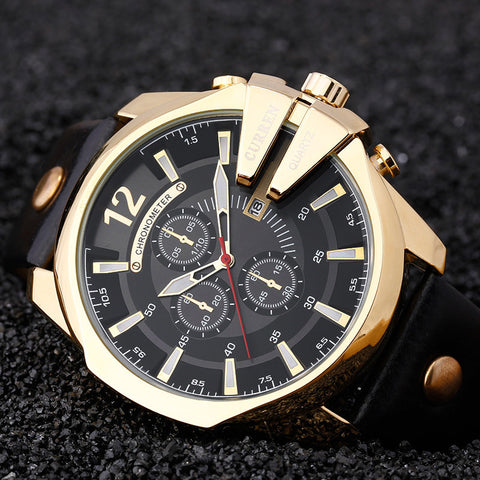 Relogio Masculino CURREN Golden Men Watches 2017 Top Luxury Brand Watch Man Quartz Gold Watches Men Clock Wrist Watch