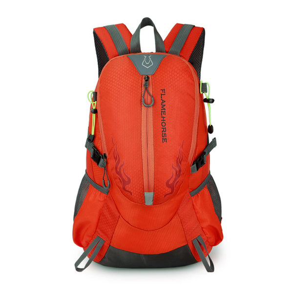 Flame Horse Outdoor Hiking Backpack Waterproof Nylon Men Women Bag Unisex Travel Bag Mountain Camping Climbing Mochilas Rucksack