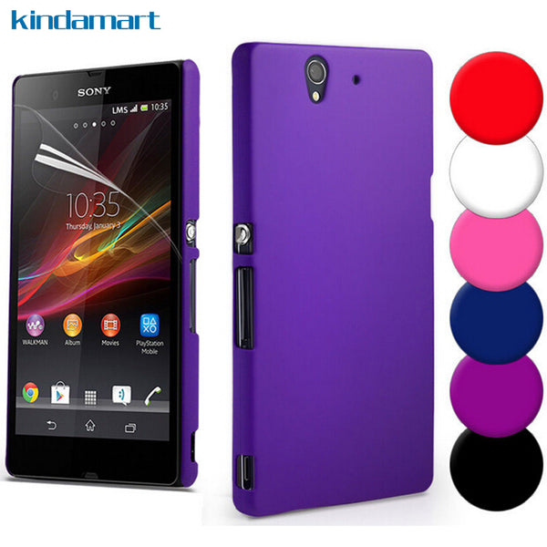 Smooth Matte Hard Cover Case For Sony Xperia Z Z1 Z2 Z3 Z5 Compact L1 M2 M4 M5 E5 X XA XP X Performance Phone Case & Glass Cover