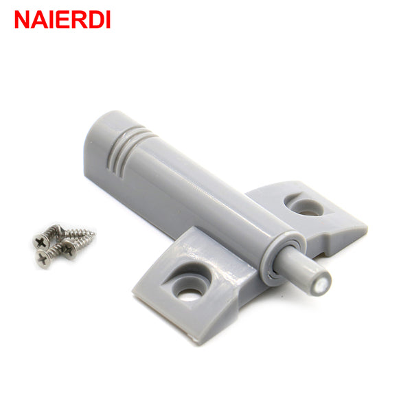 NAIERDI 10Set/Lot Kitchen Cabinet Catches Door Stop Drawer Soft Quiet Closer Damper Buffers With Screws For Furniture Hardware