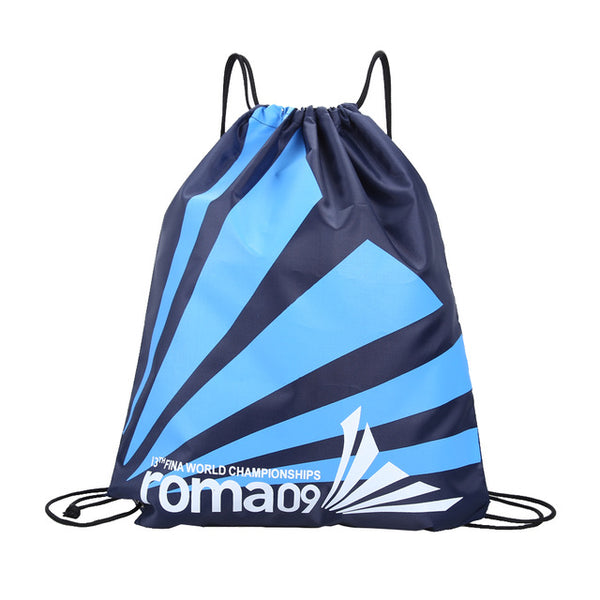 Colorful Portable Sports Bag Waterproof Swimming Bag Backpacks Double Layer Drawstring Sport Travel Shoulder Bags