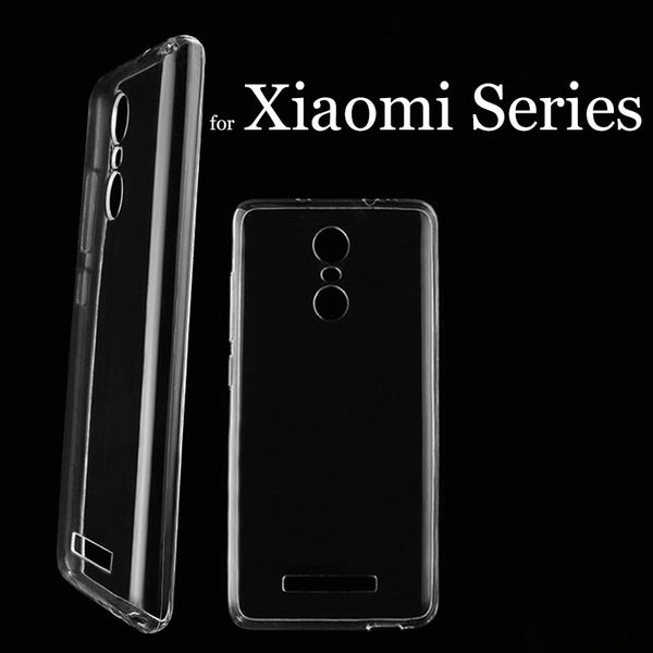 Clear Soft TPU Phone Case for Xiaomi Redmi Note 4X 4 3 5a Pro Prime 3s 4a 3x Xiaomi mi5 mi6 6 mi5s Plus mi4c mix max 2 5X Cover