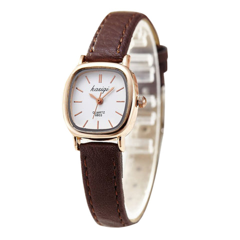 Fashion Luxury Ladies Square Watch Women Watches Casual Leather Strap Thin Watch relogio feminino reloj mujer fino