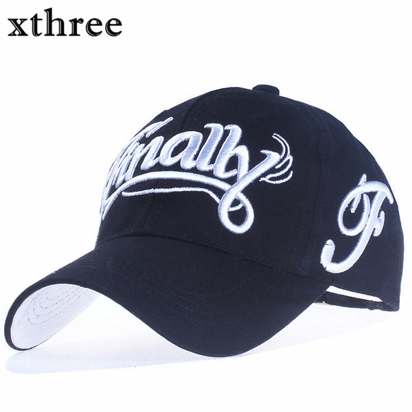 [Xthree]100% cotton baseball cap women casual snapback hat for men casquette homme Letter embroidery gorras