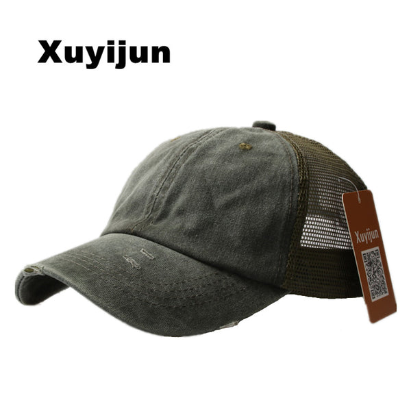 XUYIJUN 2017 Gorras Snapback Baseball Cap Men's Bone Sport Cap Hip Hop Flat Cap For Women Papa Cap with Rings Net cap