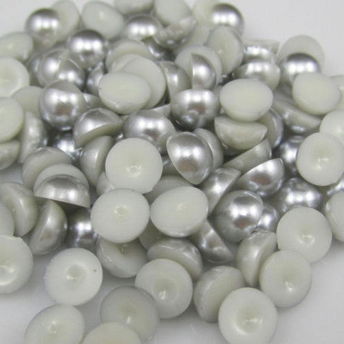 Hot Sale!Free Shipping 100Pcs/lot Size 8mm AB Colors Imitation Pearls Craft Half Round Flatback Beads DIY Decoration