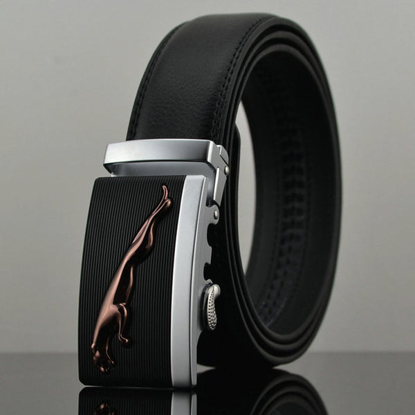 REGITWOW Fashion Designers Men Automatic Buckle Leather luxury Belts Business Male Alloy buckle Belts for Men Ceinture Homme