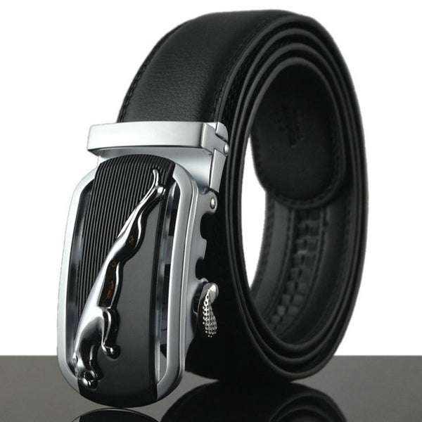 REGITWOW Fashion Designers Men Automatic Buckle Leather luxury Belts Business Male Alloy buckle Belts for Men Ceinture Homme