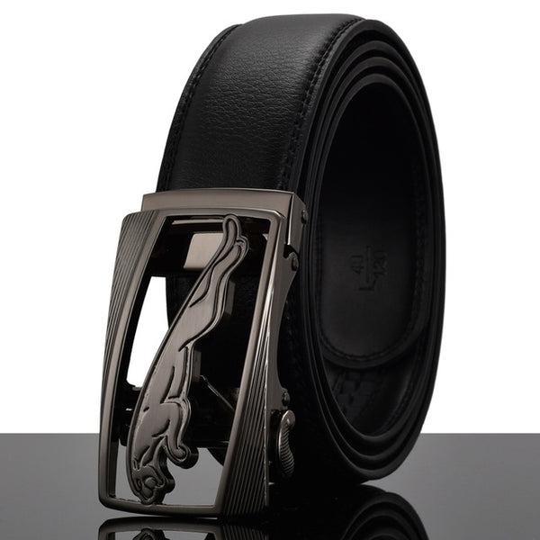 REGITWOW Fashion Designers Men Automatic Buckle Leather luxury Belts Business Male Alloy buckle Belts for Men Ceinture Homme