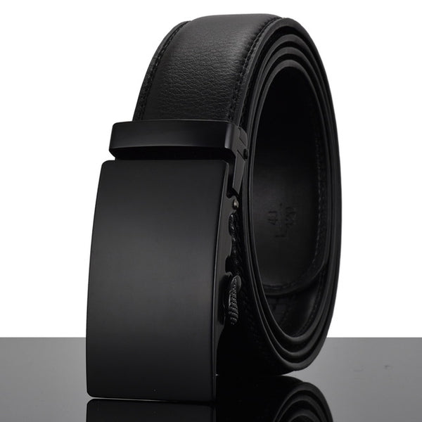 REGITWOW Fashion Designers Men Automatic Buckle Leather luxury Belts Business Male Alloy buckle Belts for Men Ceinture Homme