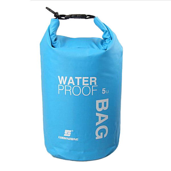 New 5L waterproof bag dry bag Sack Pouch Canoe Portable Dry Bags backpack for Boating Kayaking Camping Rafting Hiking cycling
