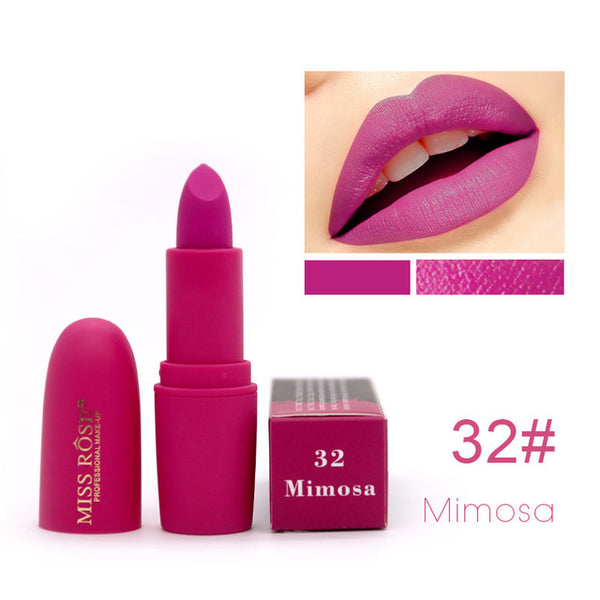 Miss Rose Brand Beauty Matte Moisturizing Lipstick Makeup  Lipsticks Lip Stick Waterproof Lipgloss Mate Lipsticks Cosmetic