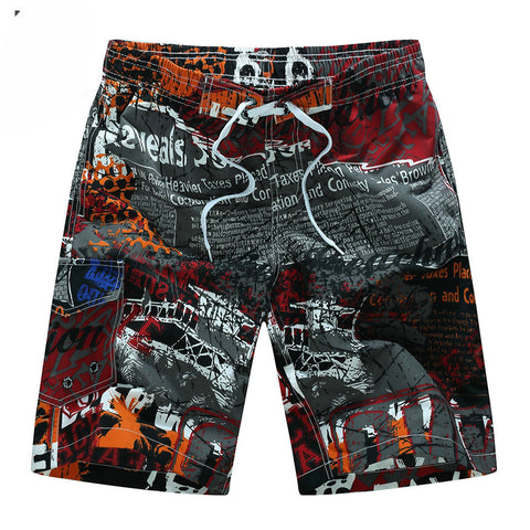 2017 Summer Hot Men Beach Shorts Quick Dry Printing Board Shorts Men