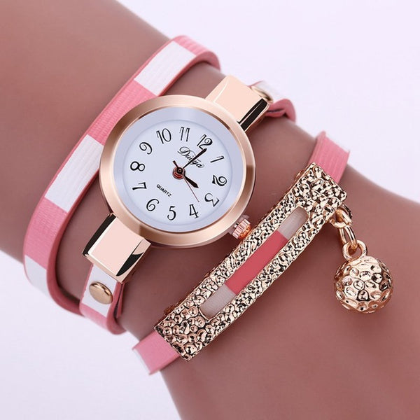 Women's Watches 2017 Fashion Leather Pendant Bracelet Ladies Watch Women Clock Relogio Feminino Relojes Mujer Wrist Watches
