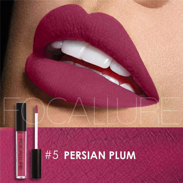 FOCALURE Brand Makeup Waterproof batom Tint Lip Gloss Red Velvet True Brown Nude Matte Lipstick Colourful Maquiagem