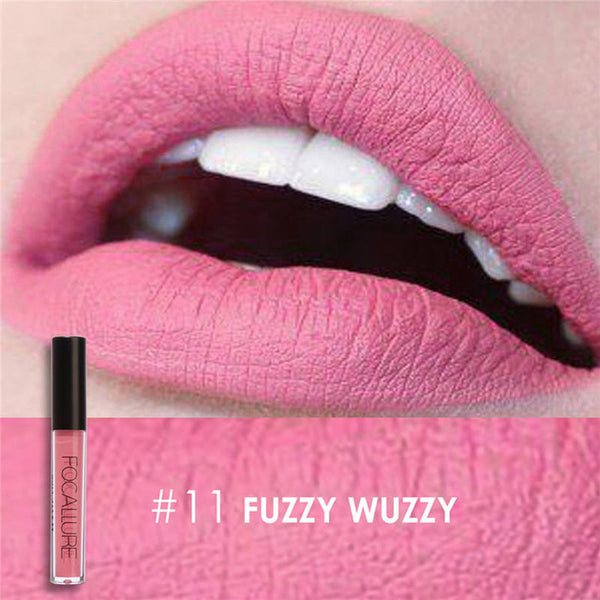 FOCALURE Brand Makeup Waterproof batom Tint Lip Gloss Red Velvet True Brown Nude Matte Lipstick Colourful Maquiagem