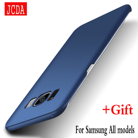 JCDA Brand For Samsung Galaxy S8 s6 s7 edge plus + S4 S5 note8 NOTE 8 3 4 5 C5 C7 phone case Silicone cover Hard Frosted PC Back