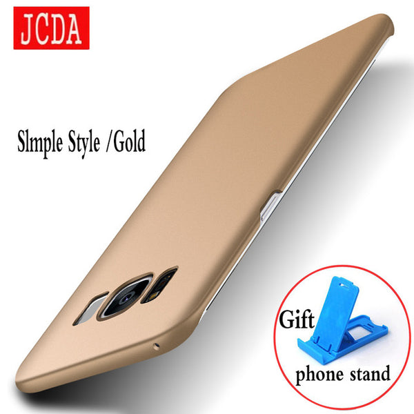 JCDA Brand For Samsung Galaxy S8 s6 s7 edge plus + S4 S5 note8 NOTE 8 3 4 5 C5 C7 phone case Silicone cover Hard Frosted PC Back