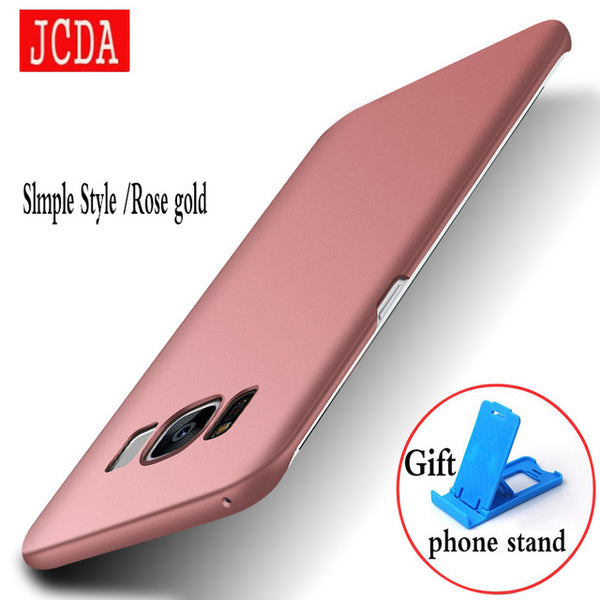 JCDA Brand For Samsung Galaxy S8 s6 s7 edge plus + S4 S5 note8 NOTE 8 3 4 5 C5 C7 phone case Silicone cover Hard Frosted PC Back