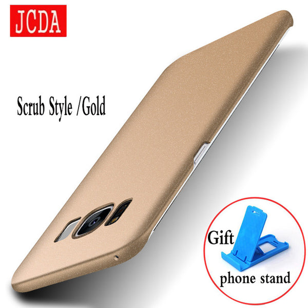 JCDA Brand For Samsung Galaxy S8 s6 s7 edge plus + S4 S5 note8 NOTE 8 3 4 5 C5 C7 phone case Silicone cover Hard Frosted PC Back