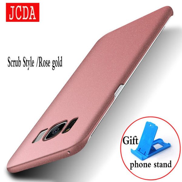 JCDA Brand For Samsung Galaxy S8 s6 s7 edge plus + S4 S5 note8 NOTE 8 3 4 5 C5 C7 phone case Silicone cover Hard Frosted PC Back