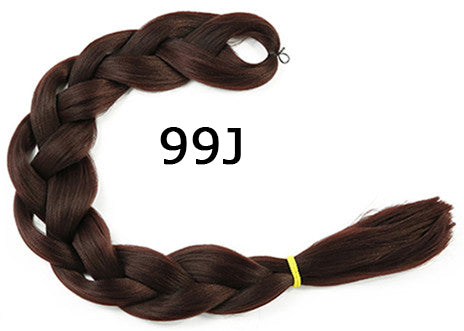 Your Style 82" Synthetic Jumbo Crochet Braids 165g/ Pack 25 Color  Kanekalon Braiding Hair Extensions Black Brown Natural Hair