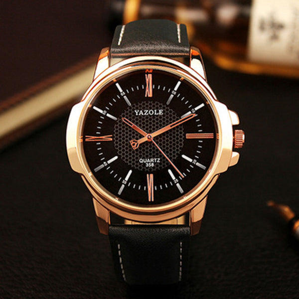 YAZOLE Brand Luxury Watch Men Watch Fashion Wrist watches Waterproof Men's Watch Clock Men saat relogio masculino erkek kol saat