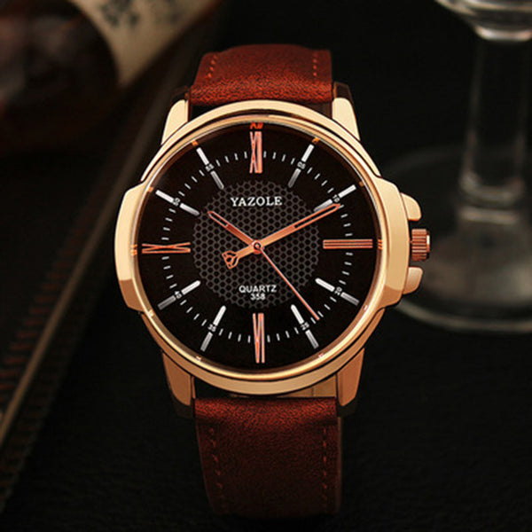 YAZOLE Brand Luxury Watch Men Watch Fashion Wrist watches Waterproof Men's Watch Clock Men saat relogio masculino erkek kol saat