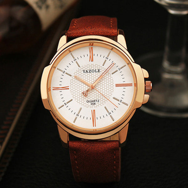 YAZOLE Brand Luxury Watch Men Watch Fashion Wrist watches Waterproof Men's Watch Clock Men saat relogio masculino erkek kol saat