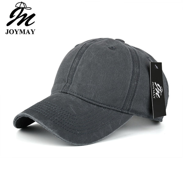 High quality Washed Cotton Adjustable Solid color  Baseball Cap Unisex couple cap Fashion Leisure Casual HAT Snapback cap B126