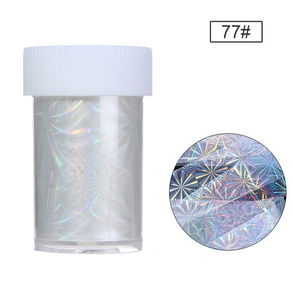 1pc Holographic Nail Foils Starry Sky Glitter Foils Nail Art Transfer Foil Sticker Paper Nail Wraps DIY Nail Foil Accessories