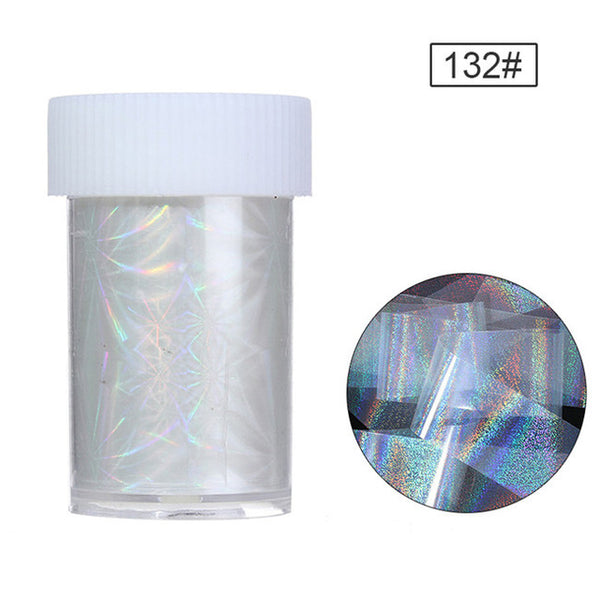 1pc Holographic Nail Foils Starry Sky Glitter Foils Nail Art Transfer Foil Sticker Paper Nail Wraps DIY Nail Foil Accessories