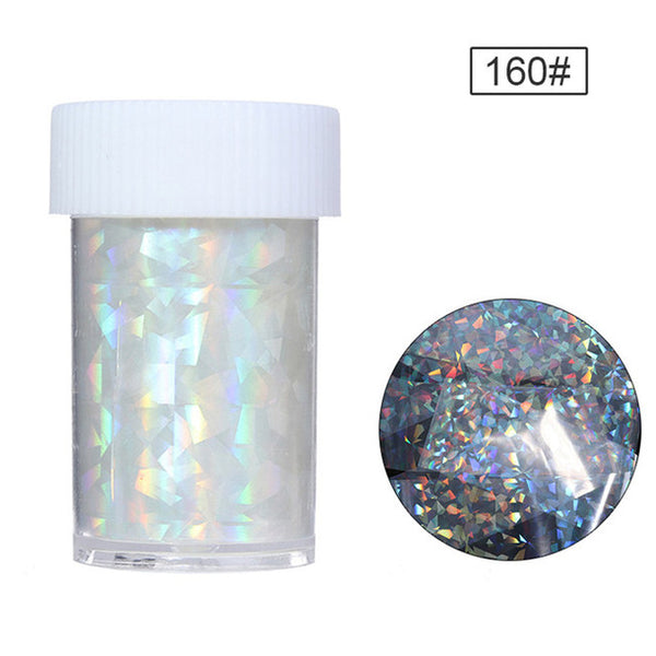 1pc Holographic Nail Foils Starry Sky Glitter Foils Nail Art Transfer Foil Sticker Paper Nail Wraps DIY Nail Foil Accessories