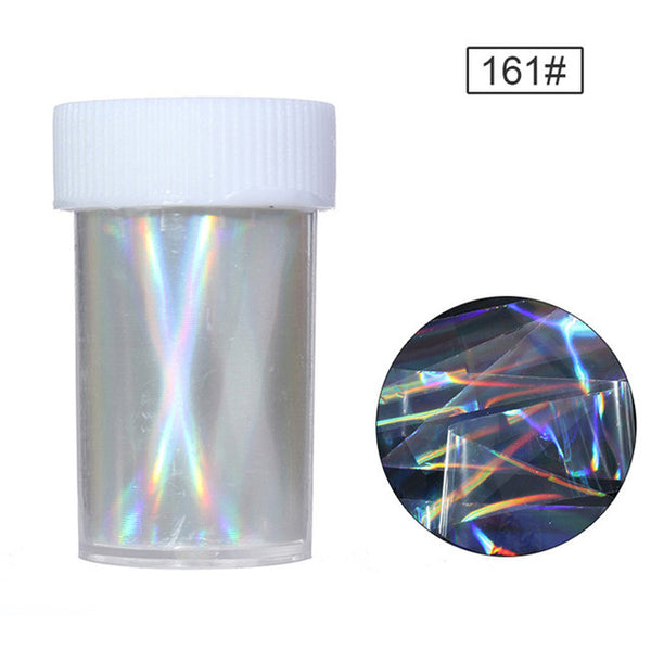 1pc Holographic Nail Foils Starry Sky Glitter Foils Nail Art Transfer Foil Sticker Paper Nail Wraps DIY Nail Foil Accessories