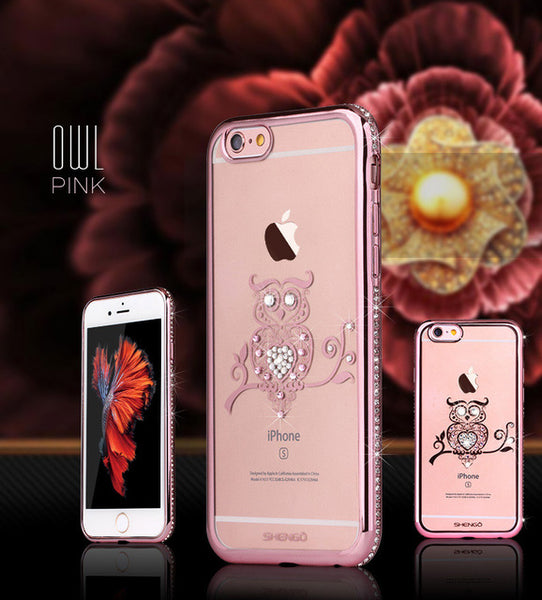 Rhinestone Silicone Case For iPhone 6 6S Plus 6 S Cases TOMKAS Glitter Cute Luxury 3D Diamond Cover For iPhone 6 6S Cases Coque