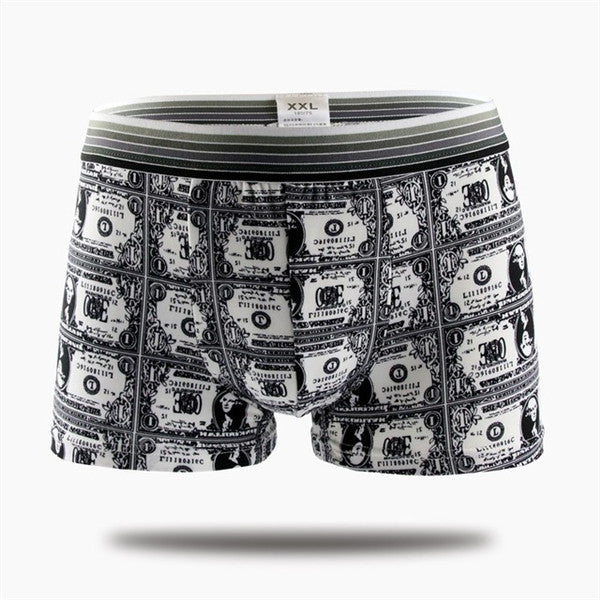 19 colors fashion design cotton Cartoon cuecas boxer men high quality fancy patterned mens underwear boxers men shorts Panties