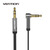 Vention Aux Cable 3.5mm jack Male to Male Audio Cable 90 Degree Right Angle Flat aux cord for Car/Headphone/speaker/MP3/4