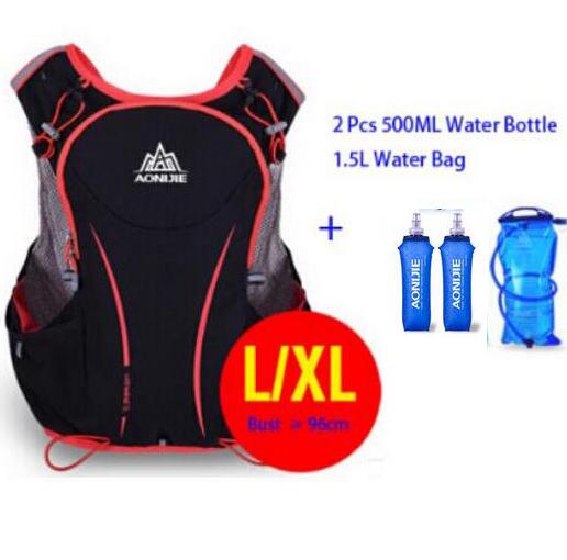 AONIJIE 5L Women Men Marathon Hydration Vest Pack For 1.5L Water Bag Cycling Hiking Bag Outdoor Sport Running Backpack