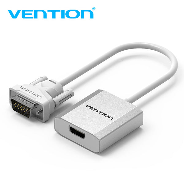 Vention VGA to HDMI Converter Cable Analog AV to Digital Converter Adapter with Audio 1080P for PC Laptop to HDTV Projector