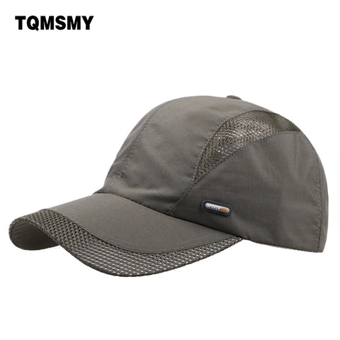 Spring Men and women snapback cap quick dry summer sun hat visor Hip-Hop bone breathable chapeu casual mesh men Baseball caps