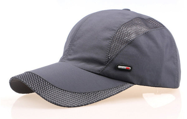 Spring Men and women snapback cap quick dry summer sun hat visor Hip-Hop bone breathable chapeu casual mesh men Baseball caps