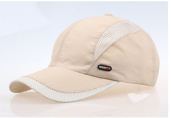 Spring Men and women snapback cap quick dry summer sun hat visor Hip-Hop bone breathable chapeu casual mesh men Baseball caps