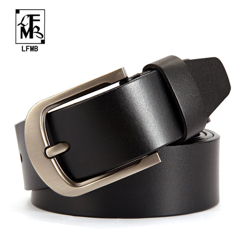 [LFMB]leather belt men male genuine leather strap male belt cowskin men's belts  strap male men belts cummerbunds ceinture homme