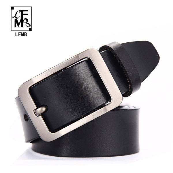 [LFMB]leather belt men male genuine leather strap male belt cowskin men's belts  strap male men belts cummerbunds ceinture homme