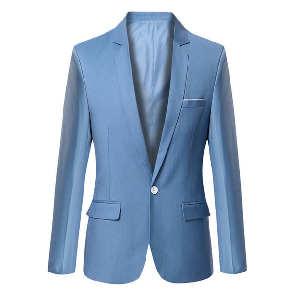 2016 New Arrival Brand Clothing Autumn Suit Blazer Men Fashion Slim Male Suits Casual Solid Color Masculine Blazer Size M-3XL