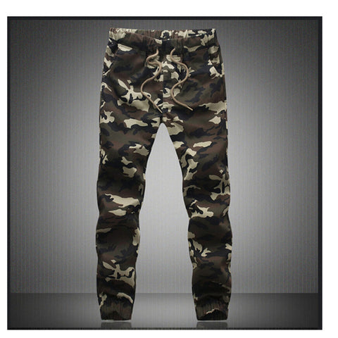 M-5X 2017 Mens Jogger Autumn Pencil Harem Pants Men Camouflage Military Pants Loose Comfortable Cargo Trousers Camo Joggers