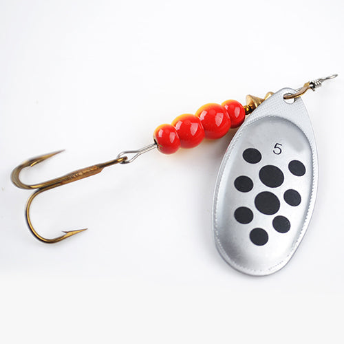 FISH KING  1PC Size1- Size 5 Fishing Spoon Hard Bait Mepps Lure Artificial Jig Vissen Tackle For Fishing