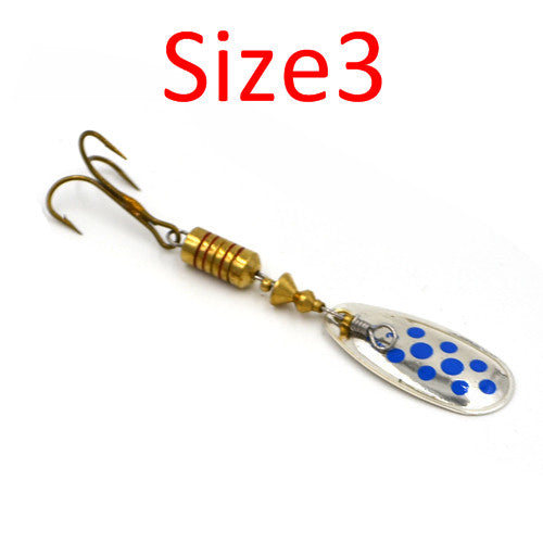 FISH KING  1PC Size1- Size 5 Fishing Spoon Hard Bait Mepps Lure Artificial Jig Vissen Tackle For Fishing