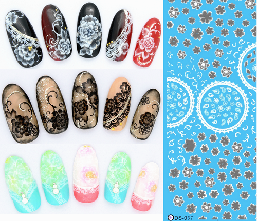 Rocooart DS071 Nail Design Water Transfer Nails Art Sticker Colorful Butterfly Nail Wraps Sticker Watermark Fingernails Decals