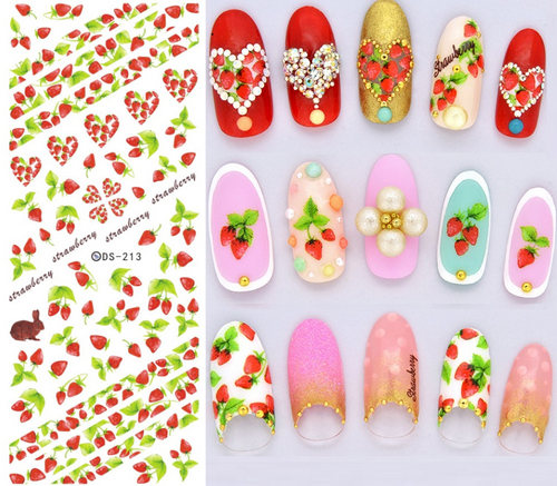 Rocooart DS221 DIY Nail Design Water Transfer Nails Art Sticker paradise Vacation Nail Wraps Sticker Watermark Fingernails Decal
